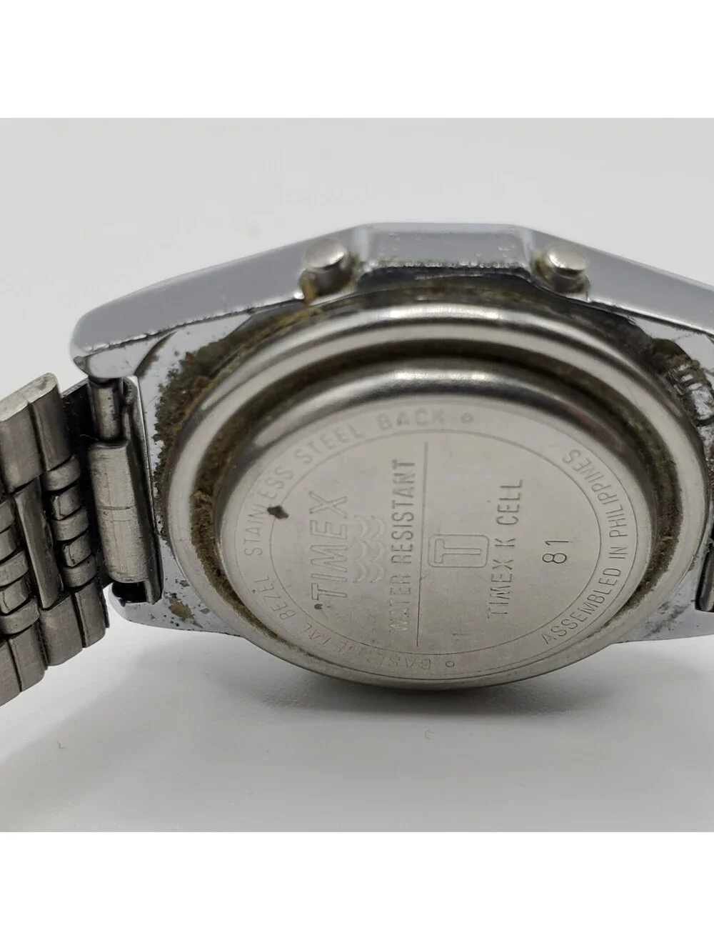 Vintage 1991 Timex Digital K Cell  Watch For Parts Or Repair